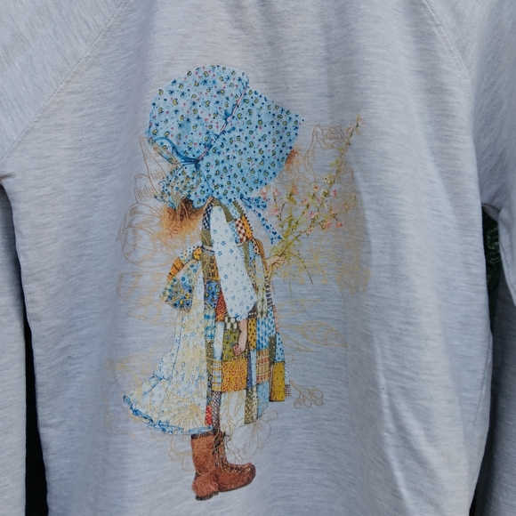 Womens Gray Holly Hobbie Sweatshirt - Picture 3 of 4